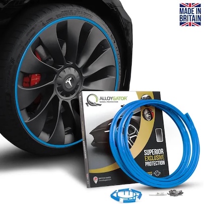 Set van 4 AlloyGators Sky Blue
