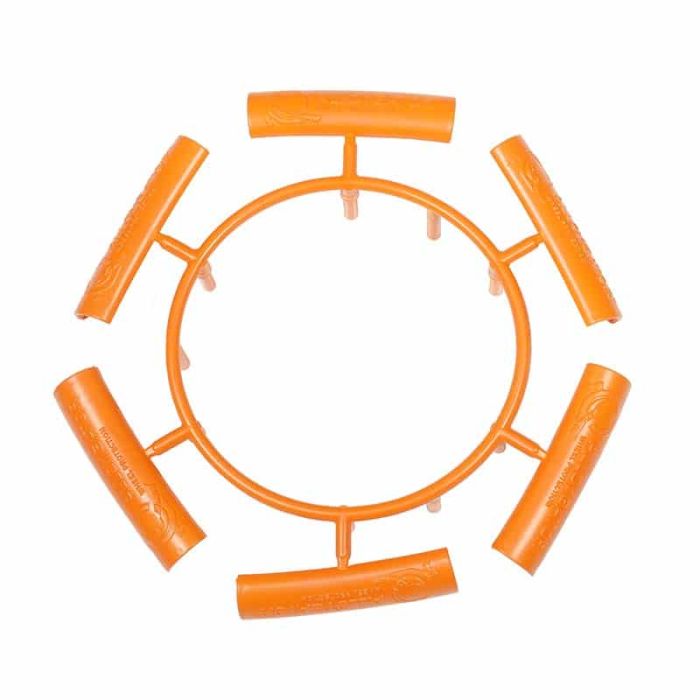 6 Verbindingskapjes Oranje