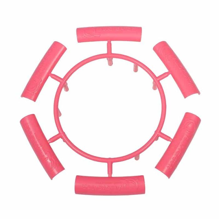 6 Verbindingskapjes Roze
