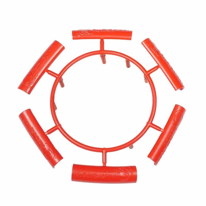 6 Verbindingskapjes Rood